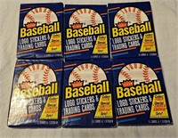 6 Packs 1988 Fleer Baseball Cards