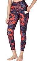 Size Medium Free Leaper Womens Red Leggings with