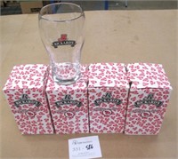 4 Rickard's Red Beer Glasses