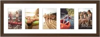 Americanflat 8x24 Collage Picture Frame in Walnut