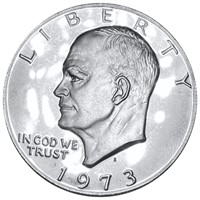 1973-S Eisenhower Silver Dollar GEM PROOF