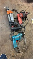 Lot of 3 Assorted Drills