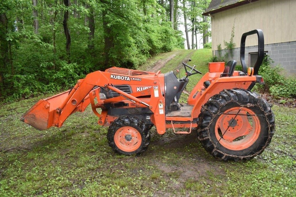 1994 Kubota L2900 4WD 32hp diesel tractor with LA4