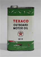 TEXACO OUTBOARD MOTOR OIL CAN