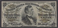 US Fractional Currency 3rd Series 25 Cent Note, ci