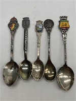(5) 800 & 915 Sterling Silver Spoons, TW  47.68g