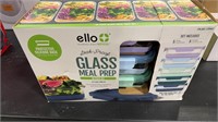 ELLO DURA-GLASS MEAL PREP 10 PC. SET - NIB