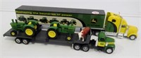 (2) Items including John Deere semi truck and