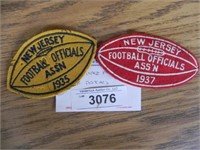 Vintage 1930's Football Red Patches