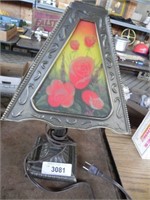 Vintage Desk Floral Lamp