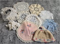 Large Lot Of Assorted Doilies