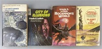 Four Ursula K Le Guin 1st Edition Sci Fi Novels