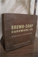 Brown-Camp Hardware Binder w/catalogs, Des Moines,
