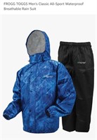 NEW Real Tree Fishing Weatherproof Suit  Men's