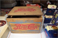 Large Pepsi Cola Wooden Box