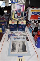 2 Plastic Pepsi Banks, Pepsi Telescope, Posters