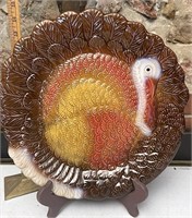 Pottery Turkey charger