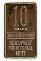 Northest Territorial Mint 10 Gram Silver Bar