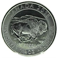 2015 Canada 1.25 Oz. Pure Silver $8 Argent Pur