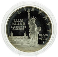1986 US MInt Ellis Island Silver Commem. Dollar