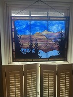 STAINED GLASS HANGING
