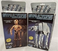 2 MPC Star Wars 1984 Structor Kits