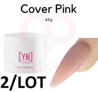 2/LOT Young Nails Acrylic Nails Powder, Cover Pink