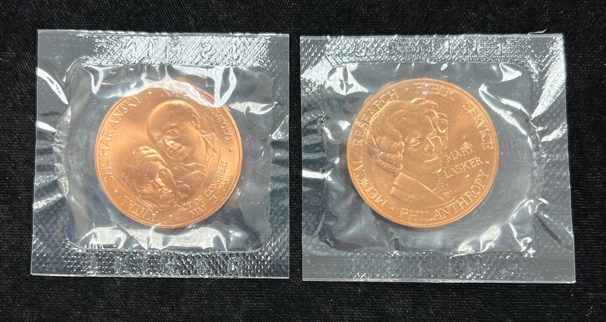 Lot of Two Commemorative Medals