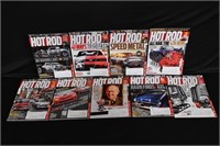 9 Issues of Hot Rod Magazines 2014 in like new con