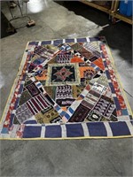 Vintage Hand Stitched Quilt 72x94