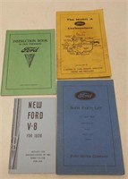 Lot Of Ford Motor Company Booklets