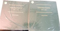 2 new Lincoln cent albums 1909-58 and