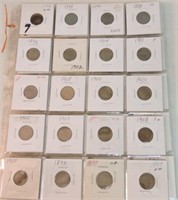 Page of 80 Indian cents