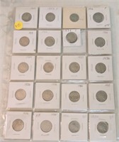 Page of 28 Buffalo nickels