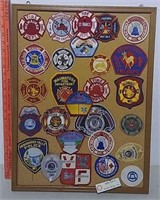 Fire Department and E M T patches.