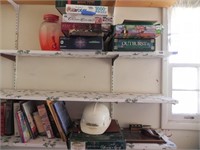 Contents of 2 Shelves - Games, Puzzles, Etc.