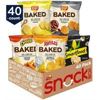 40Pcs Frito-Lay Baked & Popped Mix Snacks Variety