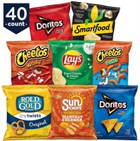 40Pcs Frito-Lay Fun Times Mix Snacks Variety