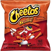 40Pcs Cheetos Crunchy Cheese Flavored Snacks 1oz