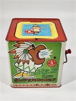 VINTAGE MATTEL SUPERCHIEF JACK IN THE BOX