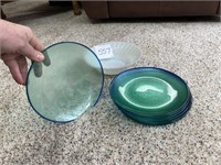 FIRE KING BOWL & GLASS DISHES