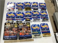 14 HotWheels cars in package