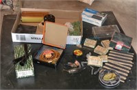 Lot of vintage fishing items