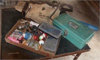 Vintage lot of fishing items