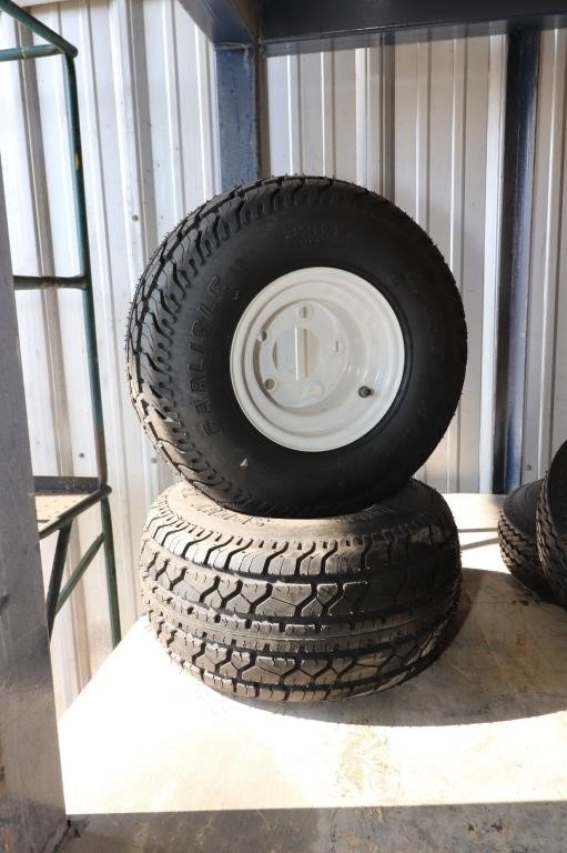 2 Turf Tires on Rims  215/60.8 - New