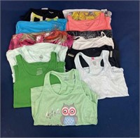 (12) Ladies/Women’s Size Large sleeveless, tank