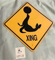 Circus Seal Xing Sign