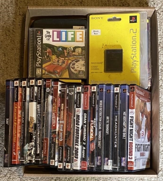 PlayStation 2 Games & Memory Cards
