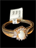 Genuine Opal Ring 9