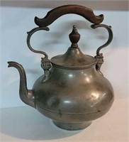Very early pewter teapot